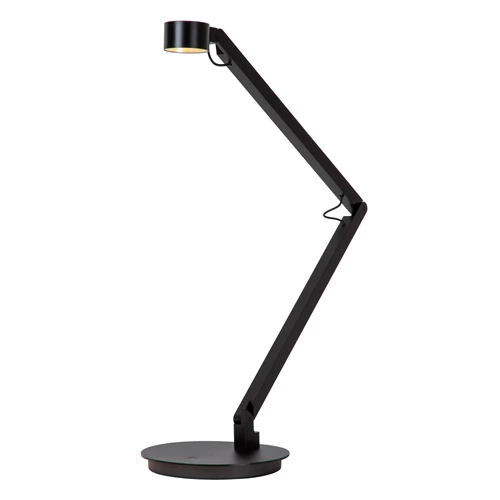 Lucide OGDEN - Lámpara de escritorio - LED 3 StepDim - 1x7W 3000K - Negro | Premium - detalle 6